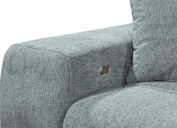 ROHOVÁ SEDAČKA, textil, světle modrá MID.YOU - Sedací soupravy, Online Only