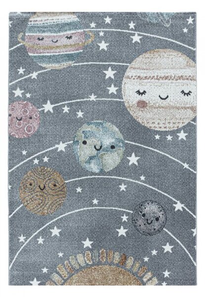 Vopi | Dětský koberec Funny 2105 grey - 160 x 230 cm