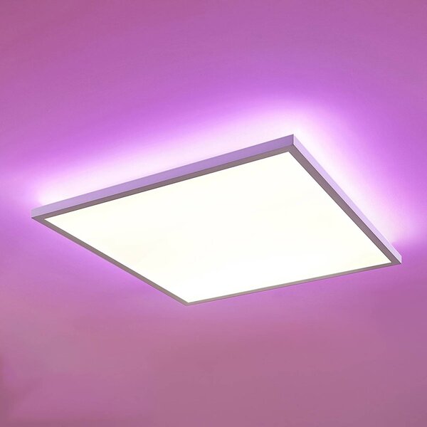 Arcchio LED panel Brenda, 60 cx cm, dálkové ovládání, stmívatelný, Bílá / opál, Obývací pokoj / jídelna, Moderní