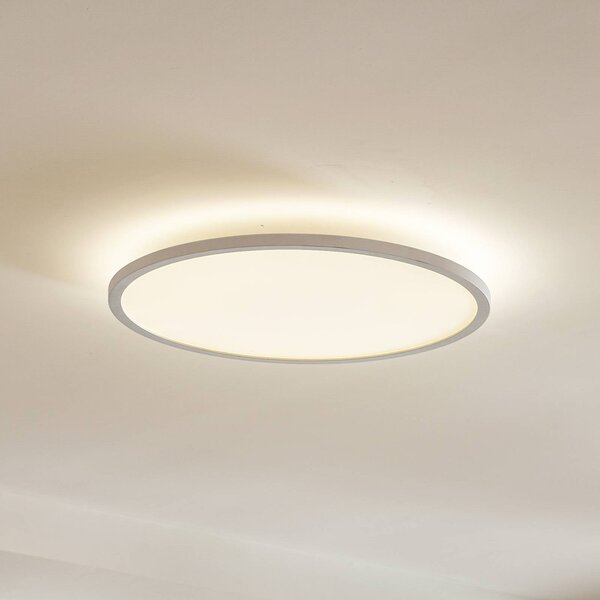 Arcchio LED stropní svítidlo Brenda, Ø 60 cm, dálkové ovládání, stmívatelný, Bílá / opál, Obývací pokoj / jídelna, Moderní