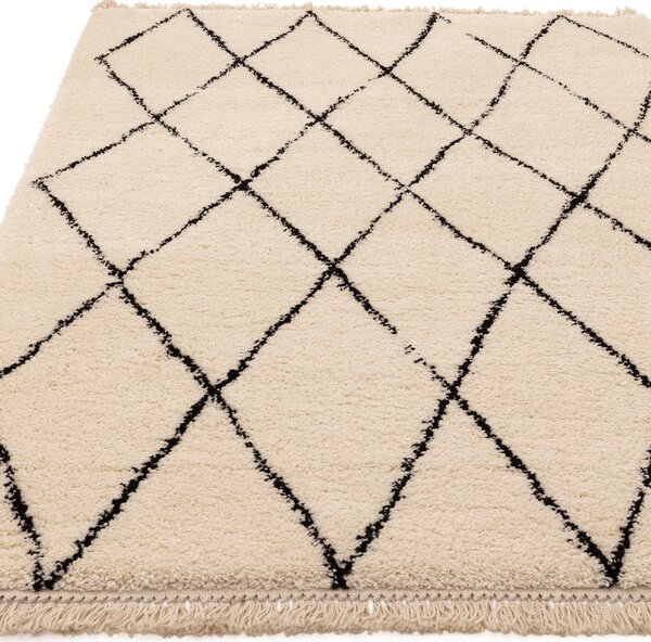 Béžový koberec Lever Cream Diamond Rozměry: 120x170 cm