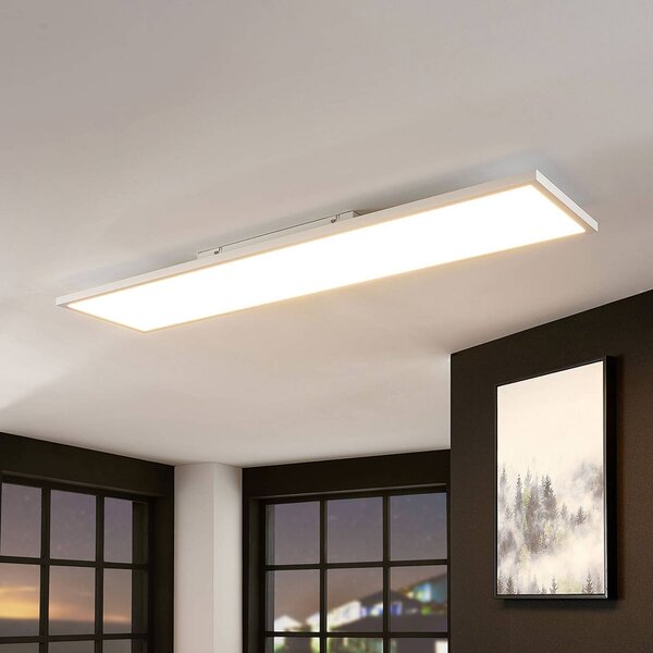 Arcchio LED panel Brenda, 120 x 30 cm, dálkové ovládání, stmívatelný, Bílá / opál, Obývací pokoj / jídelna, Moderní