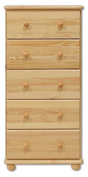 KD115 dřevěná komoda z masivní borovice Drewmax (Kvalitní nábytek z borovicového masivu)