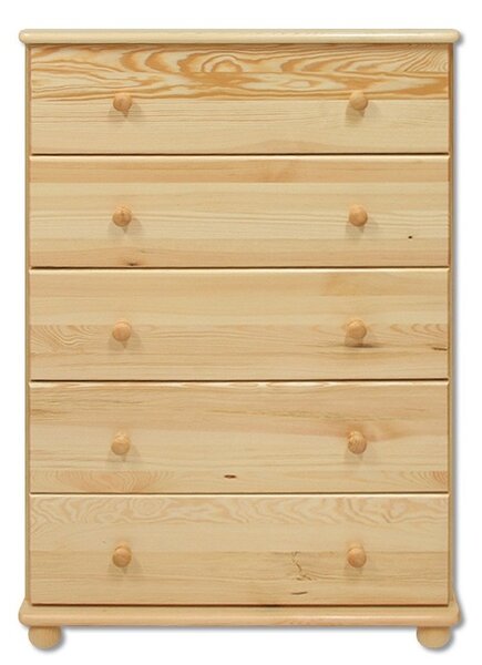 KD114 dřevěná komoda z masivní borovice Drewmax (Kvalitní nábytek z borovicového masivu)