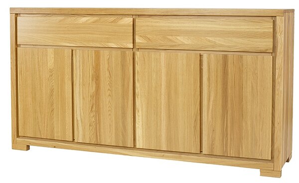 KD357 dřevěná komoda z dubu Drewmax (Kvalitní nábytek z dubového masivu)