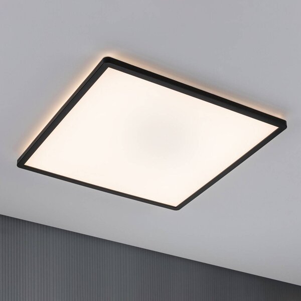 Paulmann Atria Shine panel 3 step černá 830 42x42, stmívatelný, Černá, Obývací pokoj / jídelna, Plast, Moderní