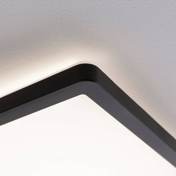 Paulmann Atria Shine panel 3 step černá 830 58x20, stmívatelný, Černá, Obývací pokoj / jídelna, Plast, Moderní