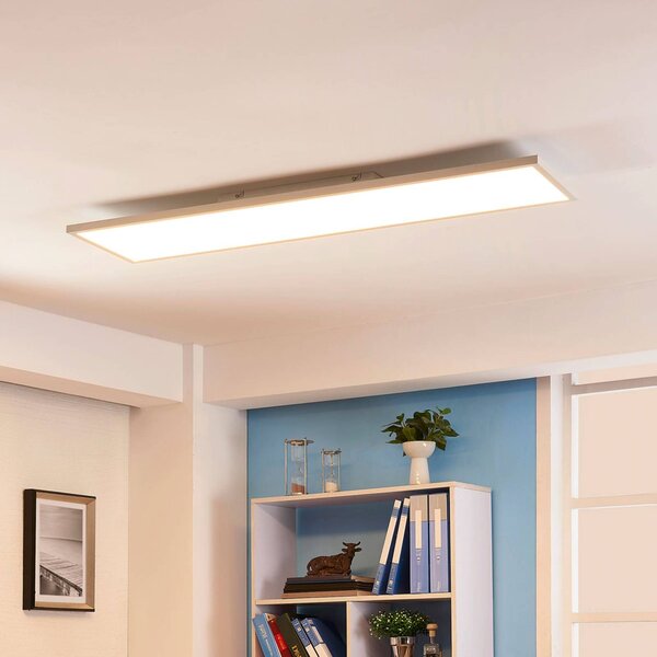 Arcchio LED panel Philia, 120 cm, 51 W, stmívatelný, Bílá / opál, Obývací pokoj / jídelna, Plast, Moderní