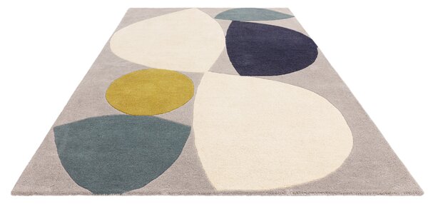 Tribeca Design Kusový koberec Jigsaw Mid Century Teal Rozměry: 120x170 cm