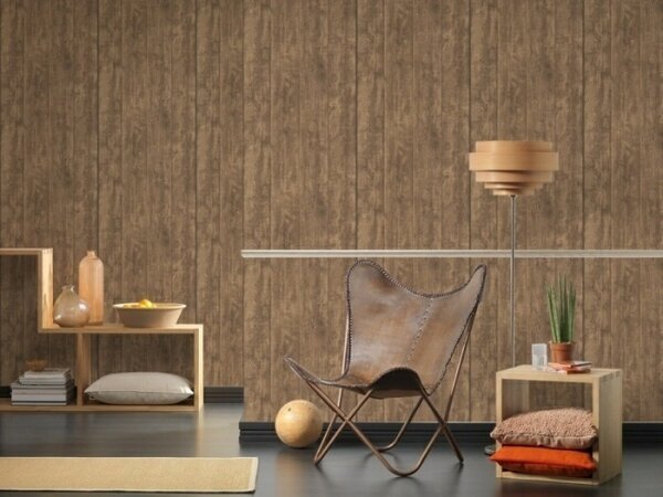 A.S. Création | Vliesová tapeta na zeď Best of Wood & Stone 7088-23 | 0,53 x 10,05 m | hnědá