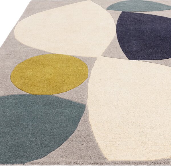 Tribeca Design Kusový koberec Jigsaw Mid Century Teal Rozměry: 120x170 cm