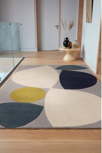 Tribeca Design Kusový koberec Jigsaw Mid Century Teal Rozměry: 120x170 cm
