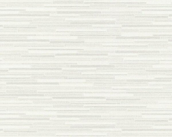 A.S. Création | Vliesová tapeta na zeď Best of Wood & Stone 7097-21 | 0,53 x 10,05 m | bílá, šedá