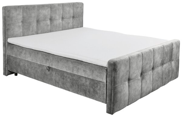 AMERICKÁ POSTEL, 160/200 cm, šedá MID.YOU - Postele s úložným prostorem, Online Only