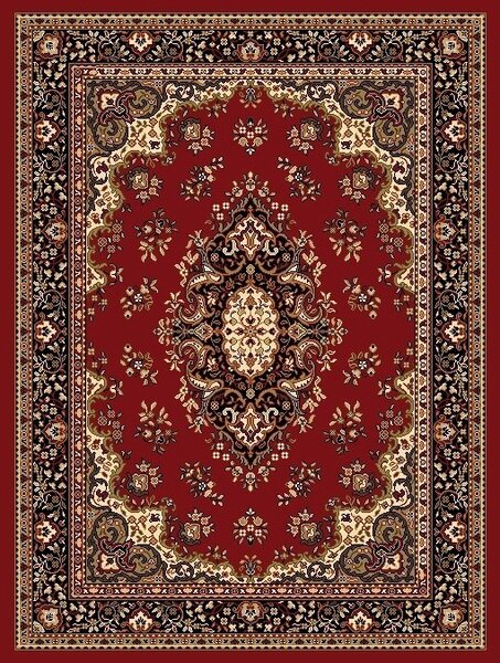 Spoltex | Kusový koberec Spoltex Samira New 12001/011 60x110 cm, obdélník, barva červená