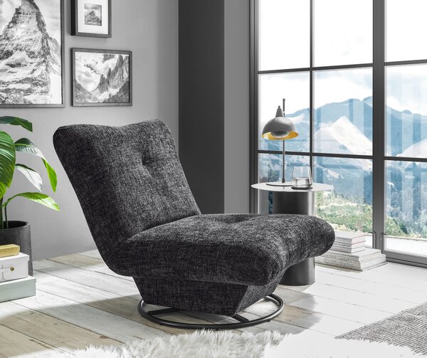 KŘESLO, textil, antracitová MID.YOU - Online Only křesla & taburety, Online Only