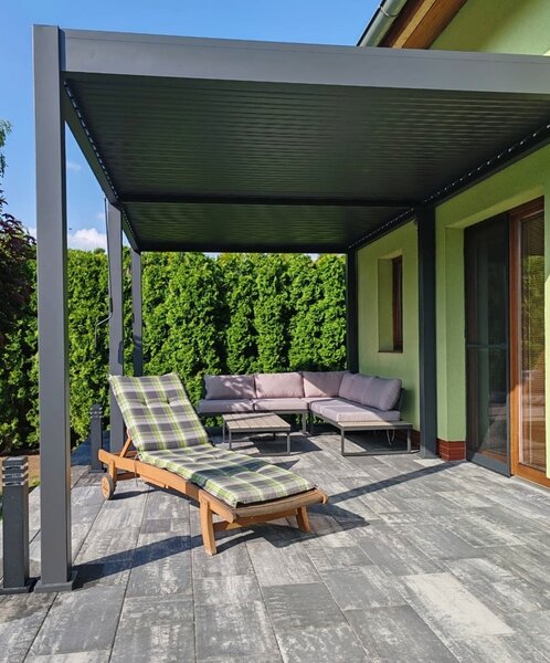 Rojaplast | Bioklimatická pergola INTRO NEO 5,3x3 m, hliník/ocel - volně stojící | 11640705