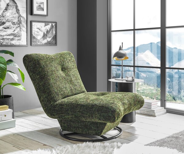KŘESLO, textil, tmavě zelená MID.YOU - Online Only křesla & taburety, Online Only