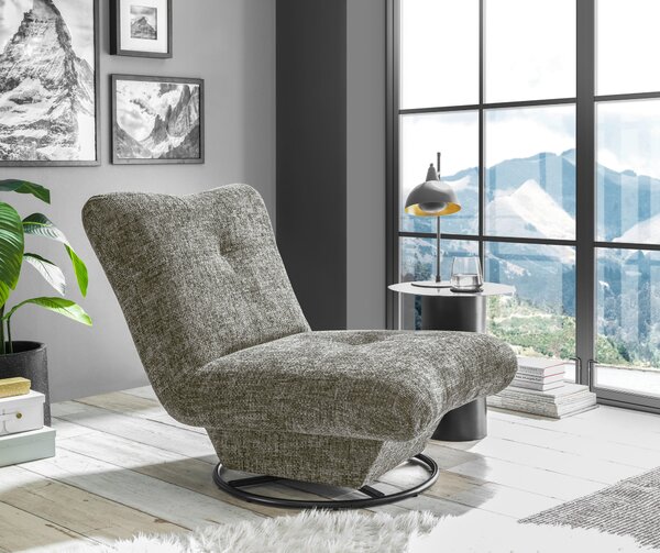 KŘESLO, textil, šedá MID.YOU - Online Only křesla & taburety, Online Only