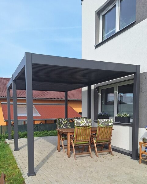 Rojaplast | Bioklimatická pergola INTRO NEO 5,3x3 m, hliník/ocel - volně stojící | 11640705