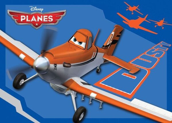 Vopi | Dětský koberec Disney Planes 01 Dusty, červený/modrý