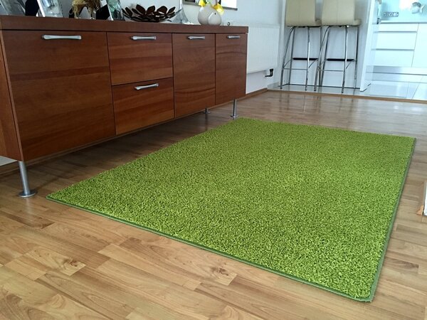 Vopi | Kusový koberec Color Shaggy zelený 160x240 cm, obdélník