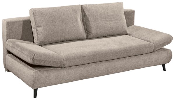 ROZKLÁDACÍ POHOVKA, textil, kompozitní dřevo, béžová MID.YOU - Rozkládací pohovky, Online Only