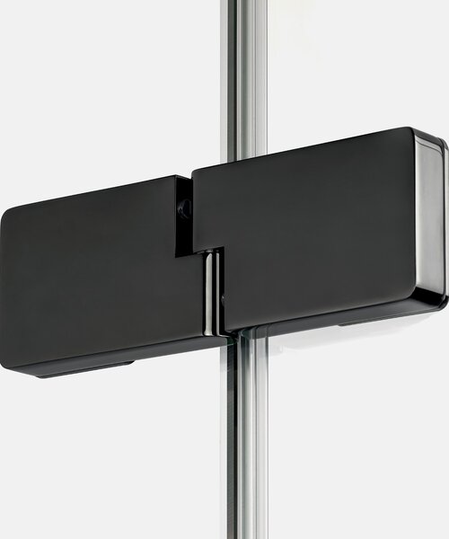 New Trendy Eventa Black Chrome sprchový kout 120x90 cm obdélníkový černá lesk/průhledné sklo EXK-6214