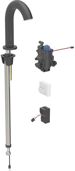 Geberit Piave umyvadlová baterie stojící elektronická černá 115.891.SN.6