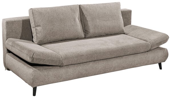 ROZKLÁDACÍ POHOVKA, textil, kompozitní dřevo, šedohnědá MID.YOU - Rozkládací pohovky, Online Only