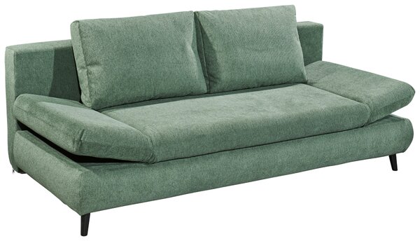 ROZKLÁDACÍ POHOVKA, textil, kompozitní dřevo, zelená MID.YOU - Rozkládací pohovky, Online Only