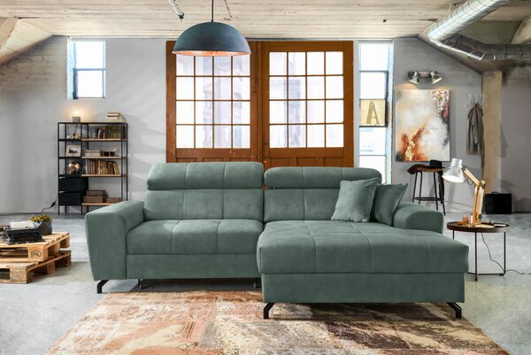 ROHOVÁ SEDAČKA, textil, mátově zelená Carryhome - Sedací soupravy, Online Only