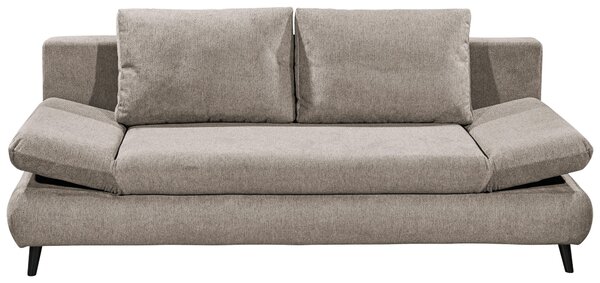 ROZKLÁDACÍ POHOVKA, textil, kompozitní dřevo, šedohnědá MID.YOU - Rozkládací pohovky, Online Only