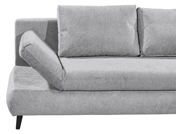 ROZKLÁDACÍ POHOVKA, textil, kompozitní dřevo, světle šedá MID.YOU - Rozkládací pohovky, Online Only