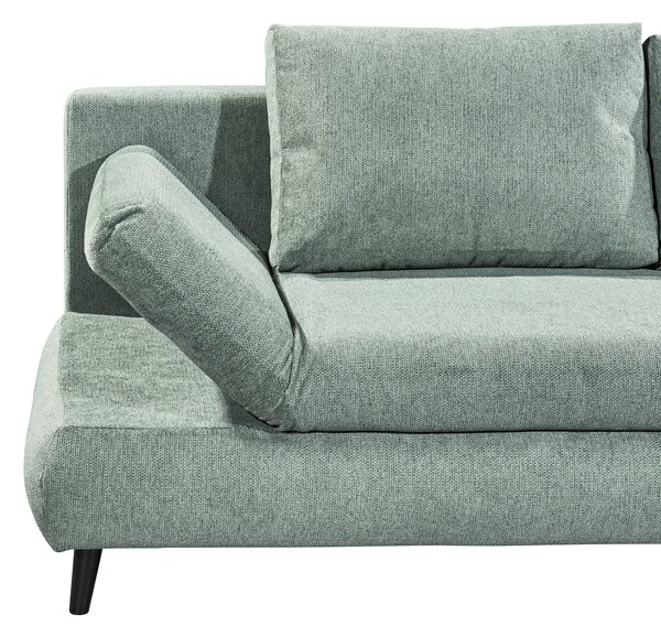 ROZKLÁDACÍ POHOVKA, textil, kompozitní dřevo, šedomodrá MID.YOU - Rozkládací pohovky, Online Only