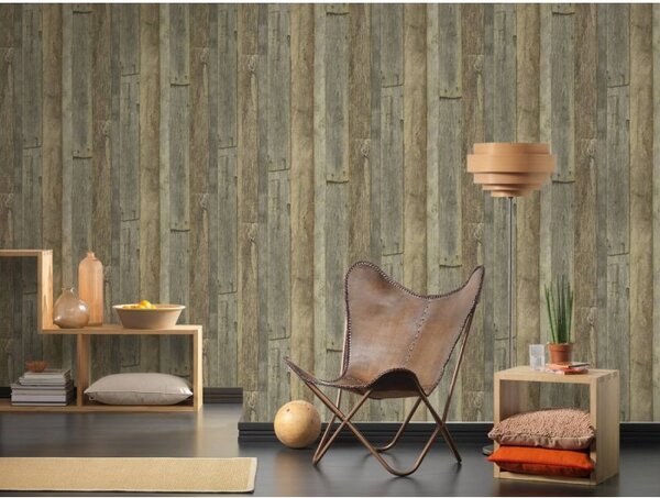 A.S. Création | Vliesová tapeta na zeď Best of Wood & Stone 95931-3 | 0,53 x 10,05 m | hnědá