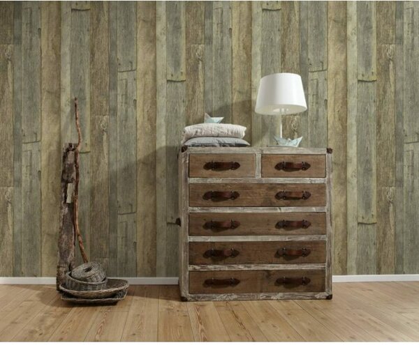 A.S. Création | Vliesová tapeta na zeď Best of Wood & Stone 95931-3 | 0,53 x 10,05 m | hnědá