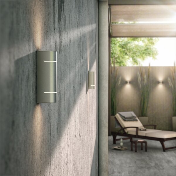 17312/47/16 Sunset venkovní nástěnné LED svítidlo 2x1W 200lm 2700K IP44, nerezové