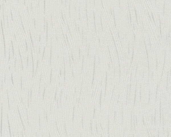 A.S. Création | Vinylová tapeta na zeď Shades of White 3073-54 | 0,53 x 10,05 m | bílá, metalická