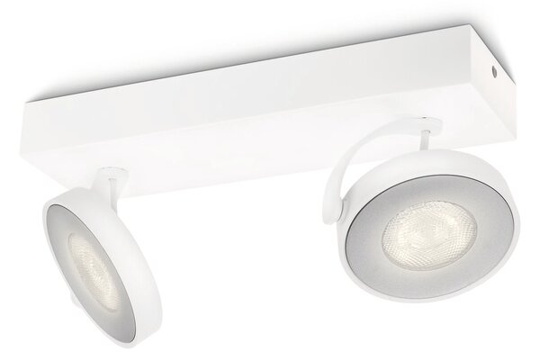 53172/31/16 Clockwork bodové LED svítidlo 2x4,5W 1000lm 2700K stmívatelné IP20, bílé