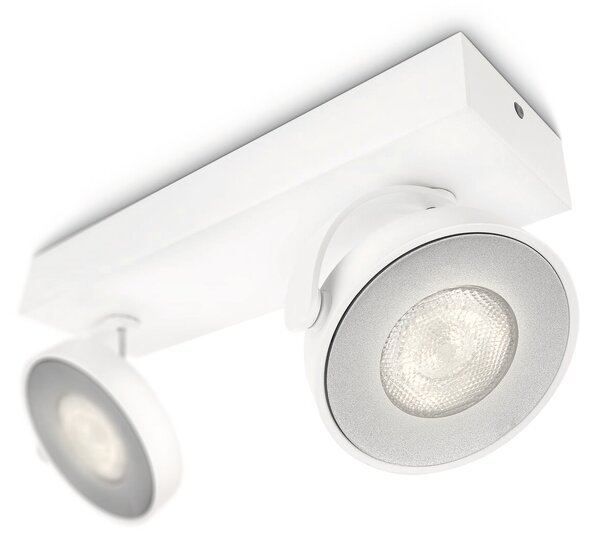 53172/31/16 Clockwork bodové LED svítidlo 2x4,5W 1000lm 2700K stmívatelné IP20, bílé