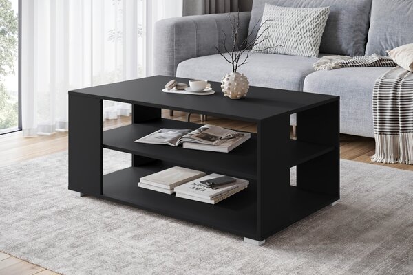 KONFERENČNÍ STOLEK, černá, kompozitní dřevo, 100/60/45 cm P & B - Konferenční stolky, Online Only