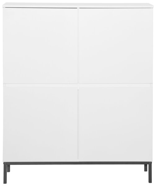 VYSOKÁ KOMODA, bílá, 100/122/35 cm Hom`in - Online Only komody, Online Only