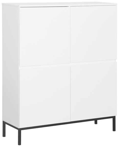 VYSOKÁ KOMODA, bílá, 100/122/35 cm Hom`in - Online Only komody, Online Only