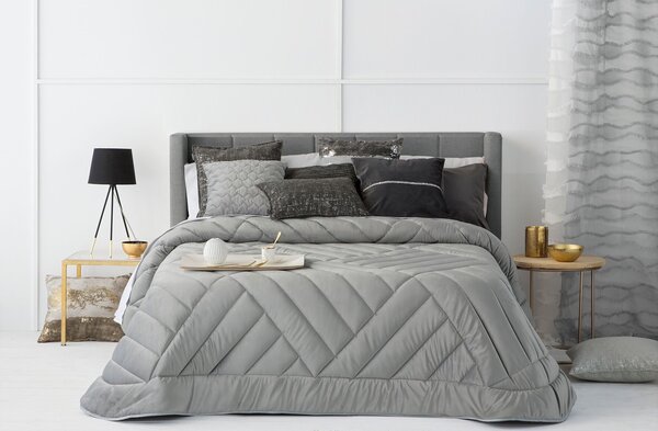 Textil Antilo Přehoz na postel Dual Grey, šedý Rozměr: 250x270 cm