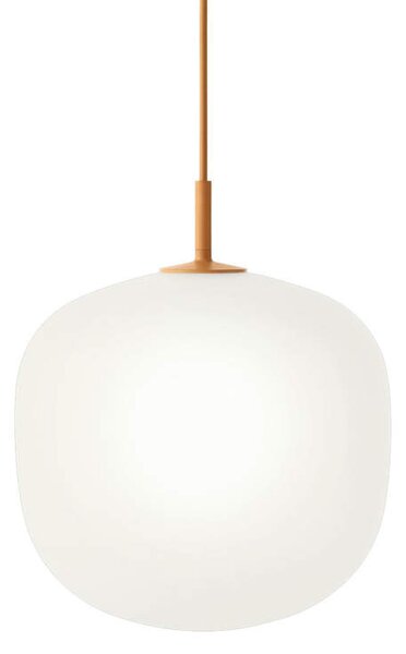 Muuto Závěsné svítidlo Rime Ø25, opal/orange RIMPEN2502