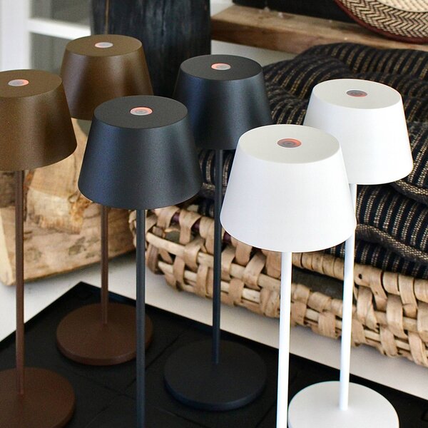 LOOM DESIGN Modi LED osvětlení terasy, corten, stmívatelný, Hnědá / rez, Obývací pokoj / jídelna, Hliník, Moderní