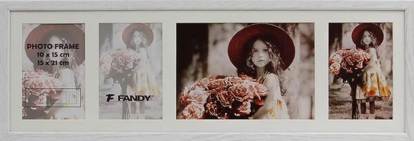 FANDY Fotorámeček Style gallery 03 1 bílý