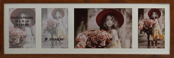 FANDY Fotorámeček Style gallery 03 2 hnědý