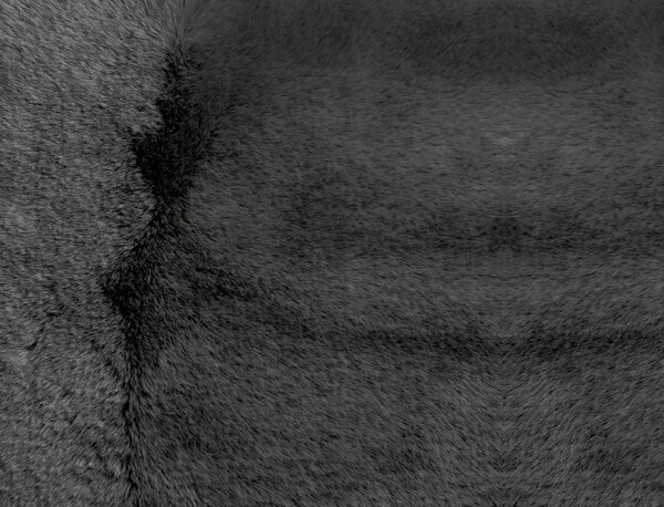 Skinnwille Home Collection Polštář Fluffy, umělá kožešina, šedý, 60x40 cm